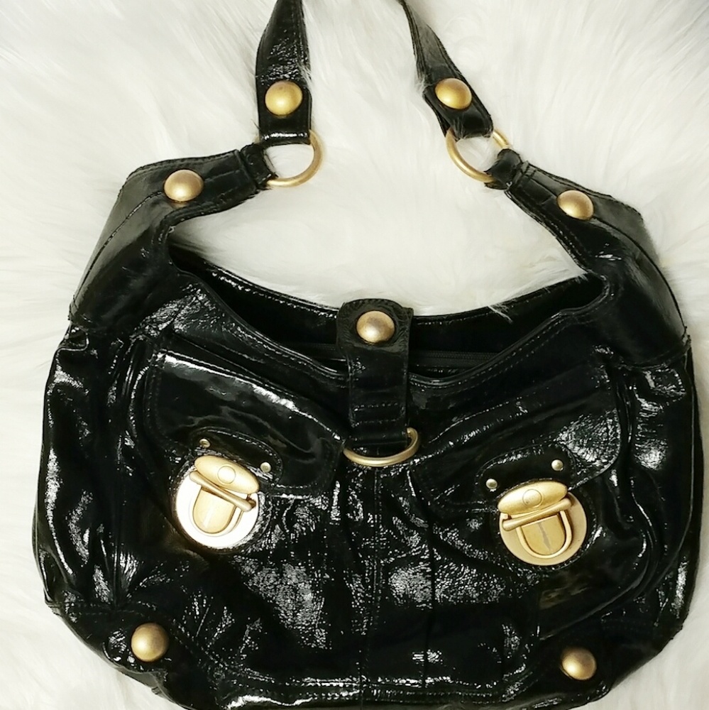 HYPE Patent Leather Luxurious Hobo